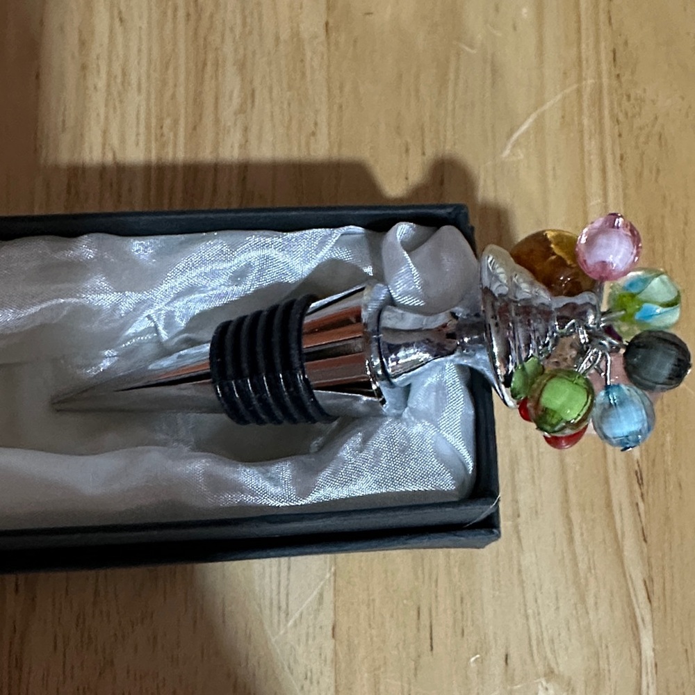 Colorful Gem Wine Bottle Stopper